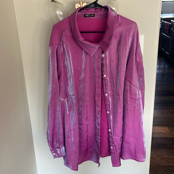 SHEIN Fit+ Mens Button Up - Picture 1 of 3